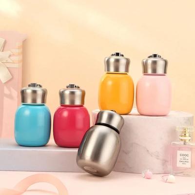200ML Kind Tragbare Edelstahl Vakuum Flasche Mini Reise Tasse Kreative Große Bauch Kaffee Flasche Vakuum Flasche