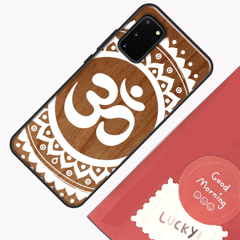 Yoga Om Hindu Symbol Phone Case For Samsung Galaxy S26 S25 S24 S20 S21 S22 S23 Ultra S10 Plus S25 FE Cover Shell