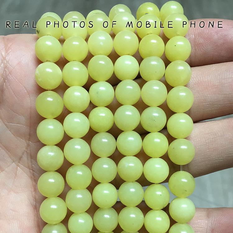 Lemon Jade Natural Stone DIY Jewelry Accessories Beads