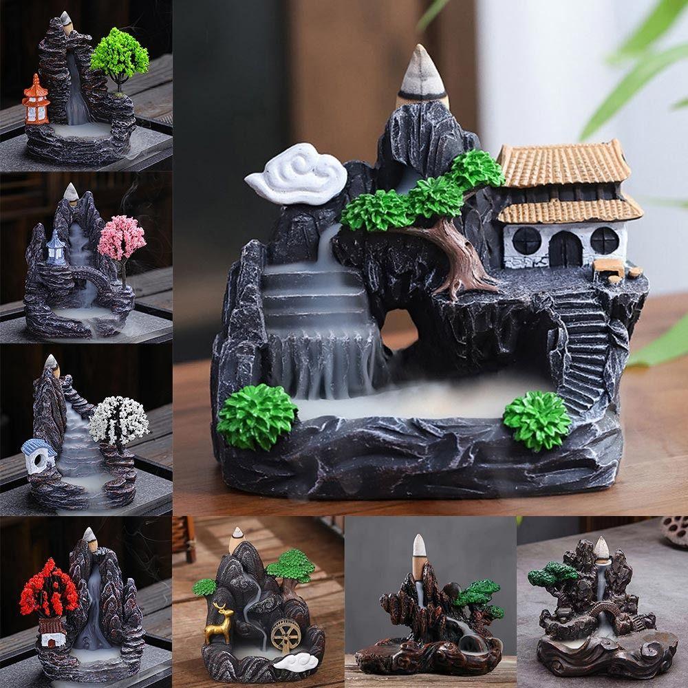 

Курильница в китайском стиле, держатель для благовоний в стиле ретро, ​​инновационная курильница с обратным потоком