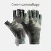 UV Protection Fishing Fingerless Gloves Sun Protection Gloves Men Women for Outdoor, Kayaking, Rowing