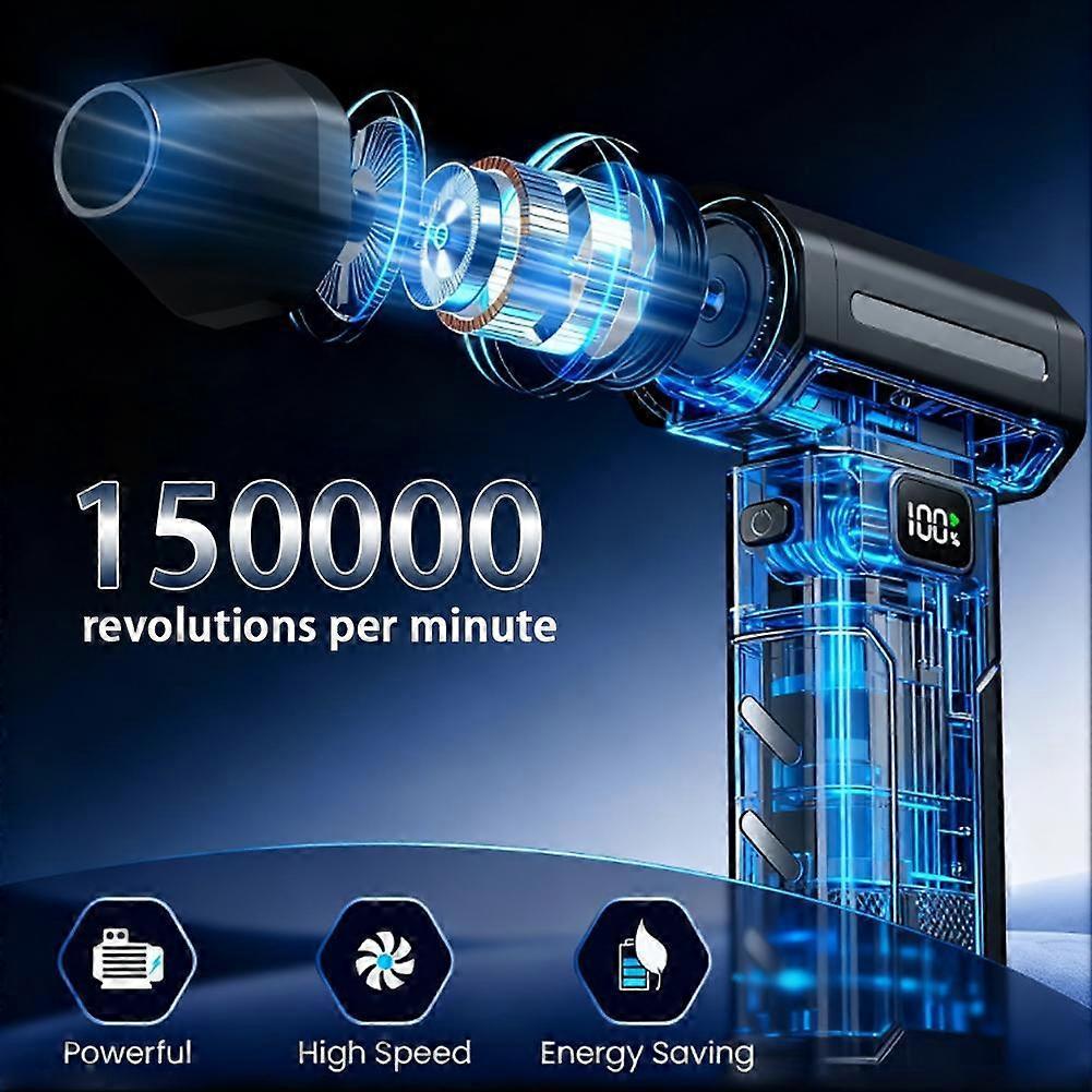 Portable Violent Fan High Power Blower Dust Removal Snow Car Blower Emergency Lighting Outdoor