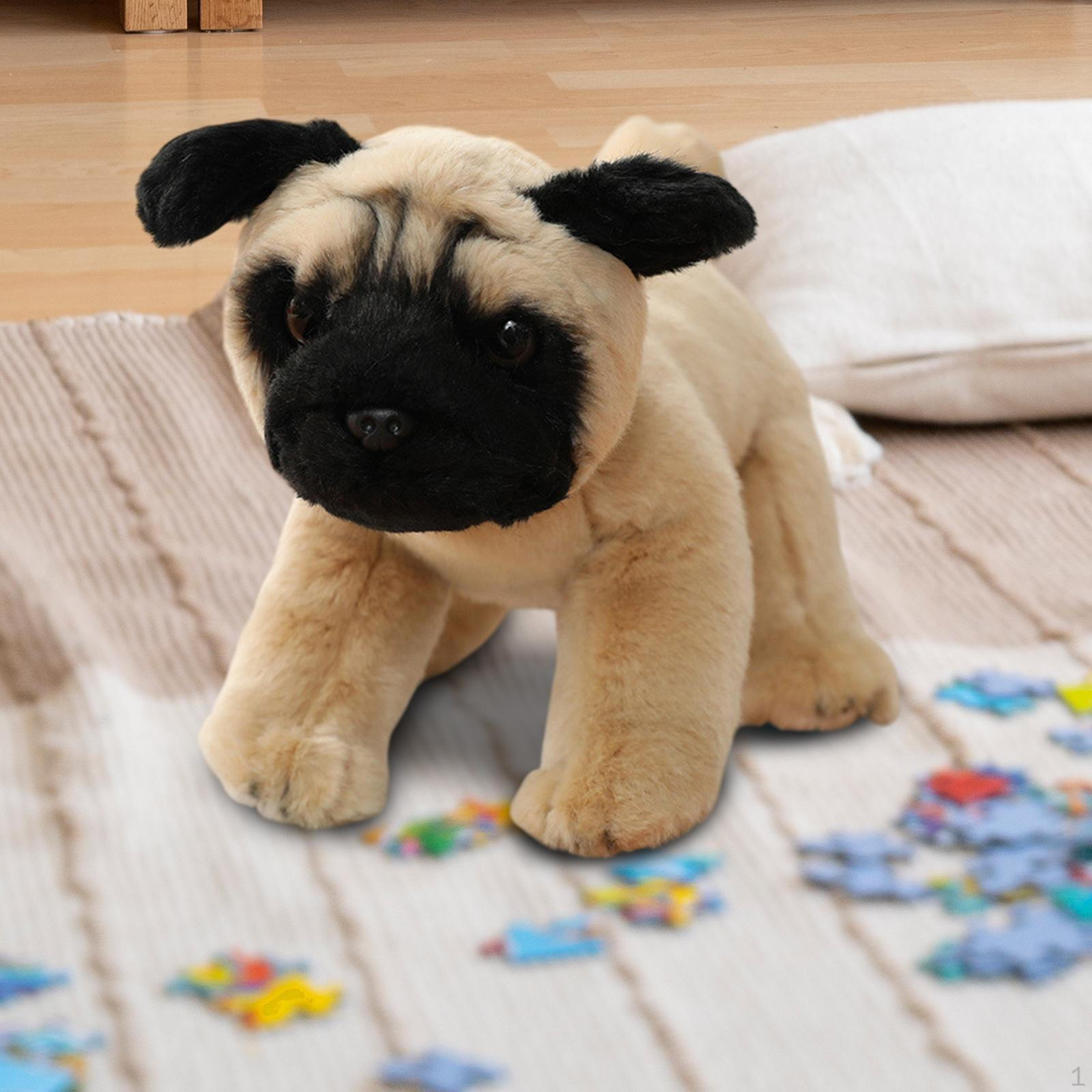 

Собака плюшевая игрушка скульптура фигурки животных мягкие для спальни диван