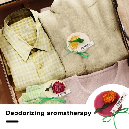 

Yousheng 2 шт. Ароматерапевтические восковые таблетки освежат ваше пространство стильными подвесными подвесками Ароматерапевтический воск в подарок L Gardenia