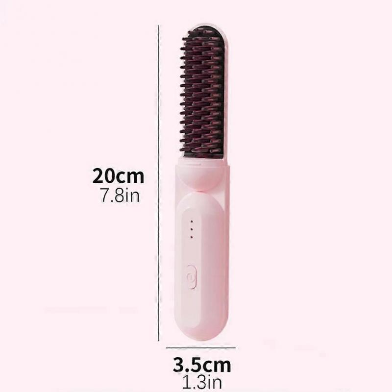 Wiederaufladbares Mini-Haarstyling-Tool mit Anti-Frizz-Technologie Hitzeschutz Glätteisen Lockenstab Haarstyling-Tool
