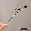 Vintage Chinese Style Hairpin for Updos - Elegant Retro Hair Stick with Tassel for Qipao