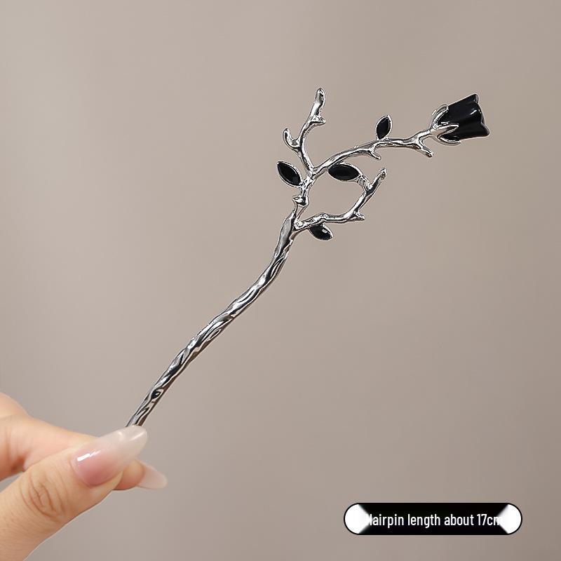 Vintage Chinese Style Hairpin for Updos - Elegant Retro Hair Stick with Tassel for Qipao