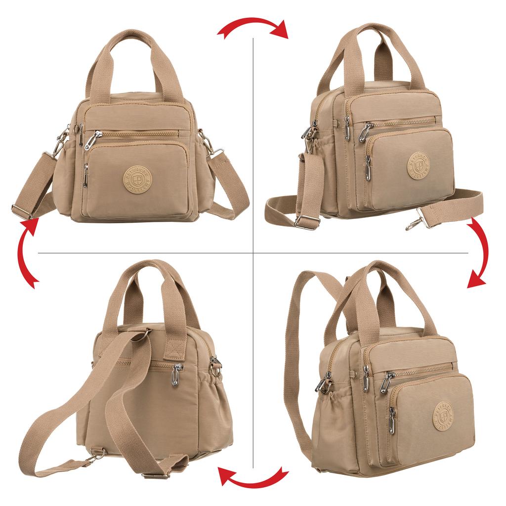 Ein praktischer Damenrucksack aus Nylon - Peterson