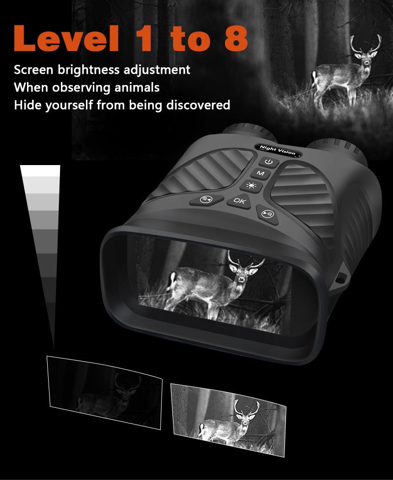 2.5K HD Infrared Night Vision Binoculars with Camera - Perfect for Bird Watching and Hunting