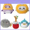 Lankybox Foxy Boxy Shark Rocky Sticky Plush Toys Maximum Softness And Comfort
