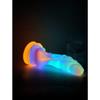 Colourful Glow-In-The-Dark Unicorn Vestibule Anal Plug Liquid Silicone Simulation Dildo Anal Expansion Masturbator Adult Erotic Sex Toys
