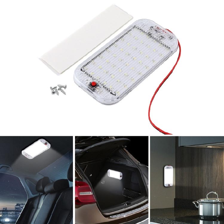 Universal Car Interior Light 48LED Reading Light Night Light Indoor Ceiling Lamp