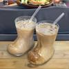1pc Net Red Restaurant Creative Boot Glass Cup Juice Beverage Ice Cream Personality Korean Style Coffee Special Condition Cold Drink Cup For Restauran