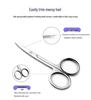 Stainless Steel Eyelash & Eyebrow Trimming Scissors for Beauty Salons