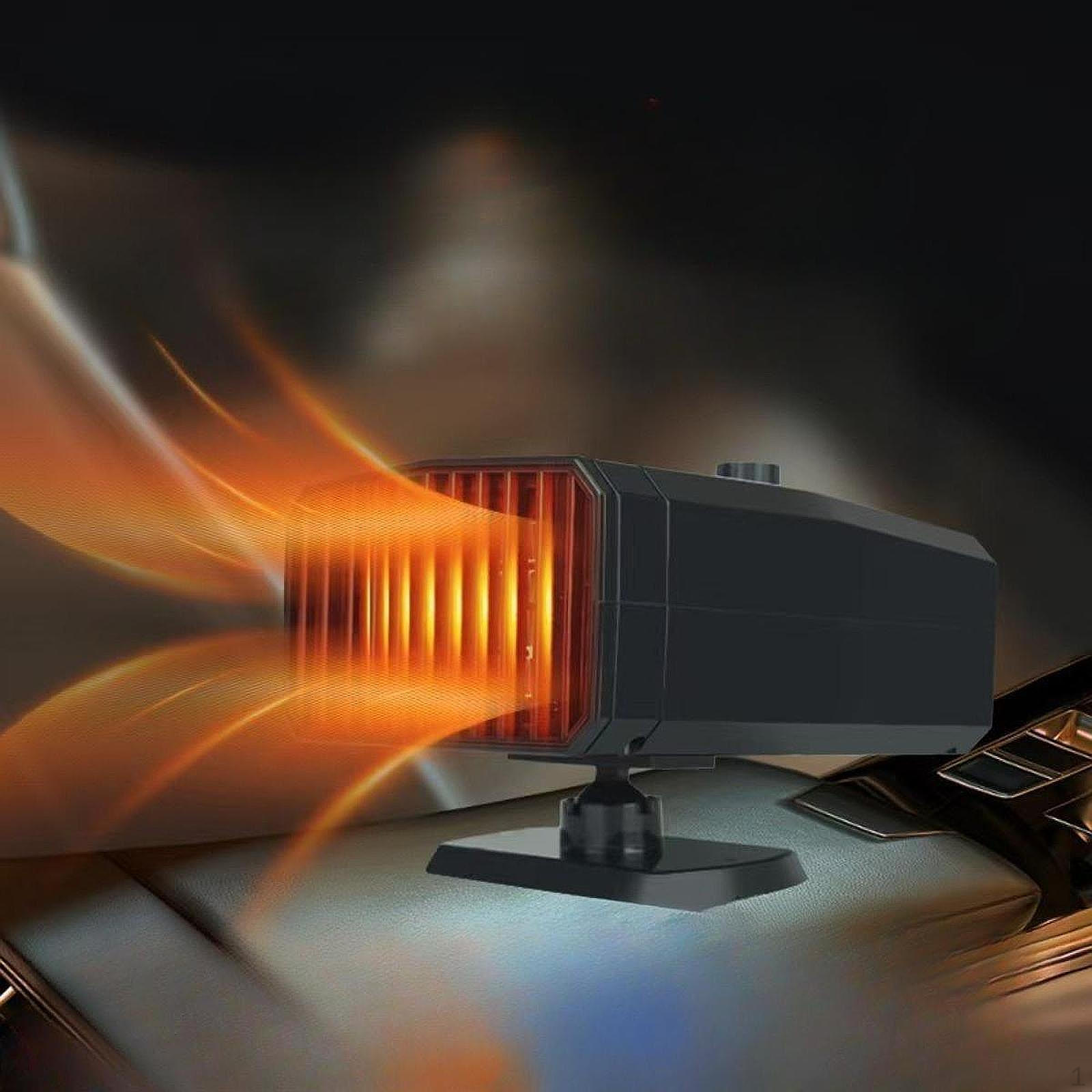 

Electric Car Heater Accessories 360° Rotatable Base Efficient Fast Heating Practical Degree Cable Head