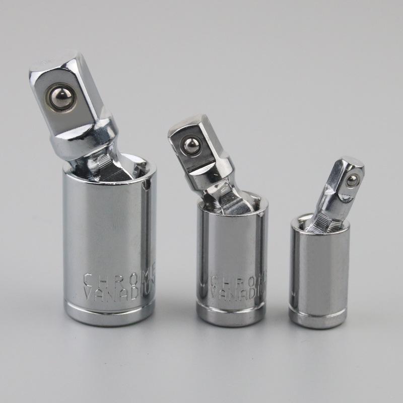 360° Rotating Joint Socket Wrench Set: Large, Medium, Small Conversion Attachments