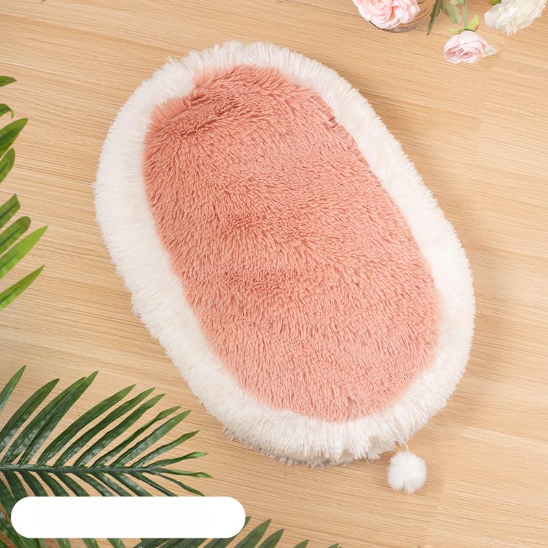 Katzen Nest Katzenbett Haustierbett Herbst und Winter Dick Plüsch Winter Warm Tiefschlaf Nest Haustierbett