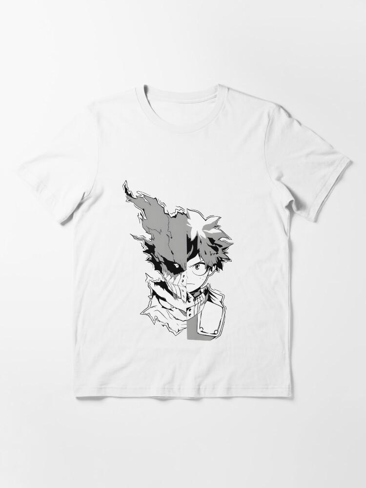 Anime My Hero Academia Deku The Duality Of The Hero White Tshirt Size S4XL