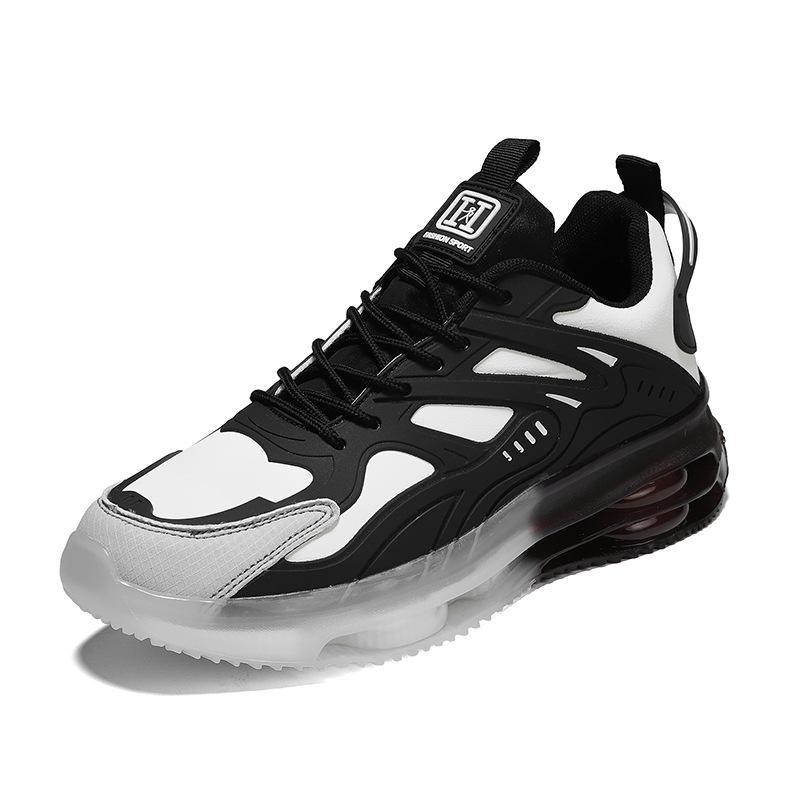 Men's shoes 2025 spring new casual sports shoes shock absorption air cushion heightening running shoes Darth Vader Daddy trendy shoes