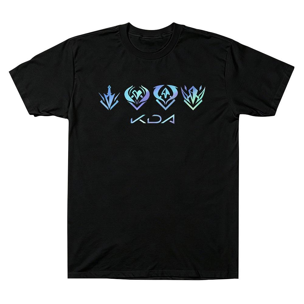 K/DA Virtual K-pop Girl Group Graphic T-Shirt Men's Women's High Quality Pure Cotton Tees O-neck Hip Hop Oversized Short Sleeve
