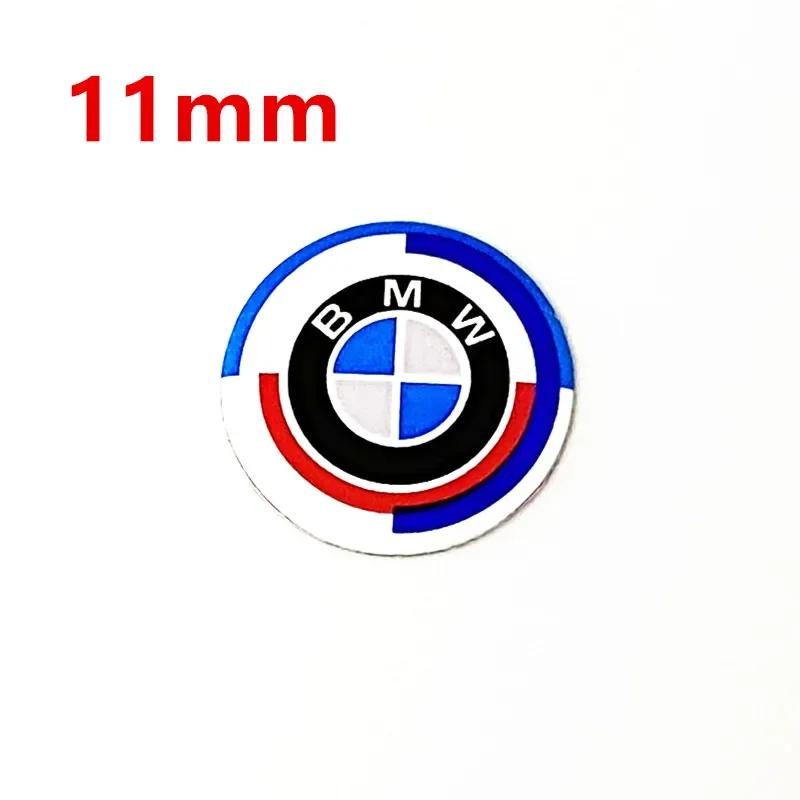 Für BMW M X3 X5 X6 5 Stück 11mm 14mm Auto Schlüssel Emblem Aufkleber Logo Plakette Abziehbild Für E34 E38 E39 E46 E60 E61 F90 E91 E92 F07 F10 F30