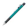 Tombow Mechanical Pencil MONOgraph with Rubber Grip, Turquoise, DPA-141C, Built-in MONO Eraser, Flex Knock, Clip Knock Mechanism, Metal Clip