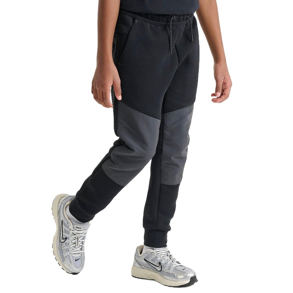 Nike Sportbekleidung Tech Fleece Lässig Leicht Warm Moderat Sporthosen Kinder Hosen IO1286-010