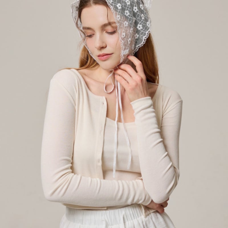 LILYKORI Flower Lace Scarf Kerchief