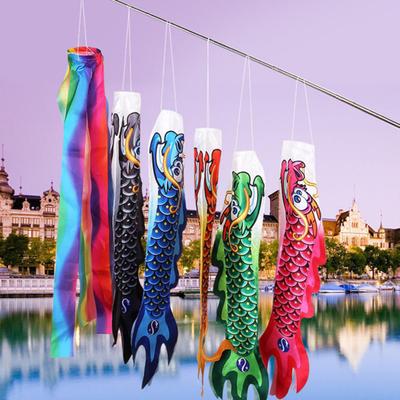 Exquisite Fabric Durable Vivid Eye-catching Dragon Windsock Windsock Flag