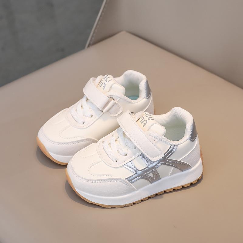 

Детские кроссовки Forrest Gump 2025 весна-осень для девочек кожаные кроссовки для бега корейская версия для мальчиков повседневные кеды для средней и маленькой чил 16-20 yards one hand shot 5 pairs серебряный