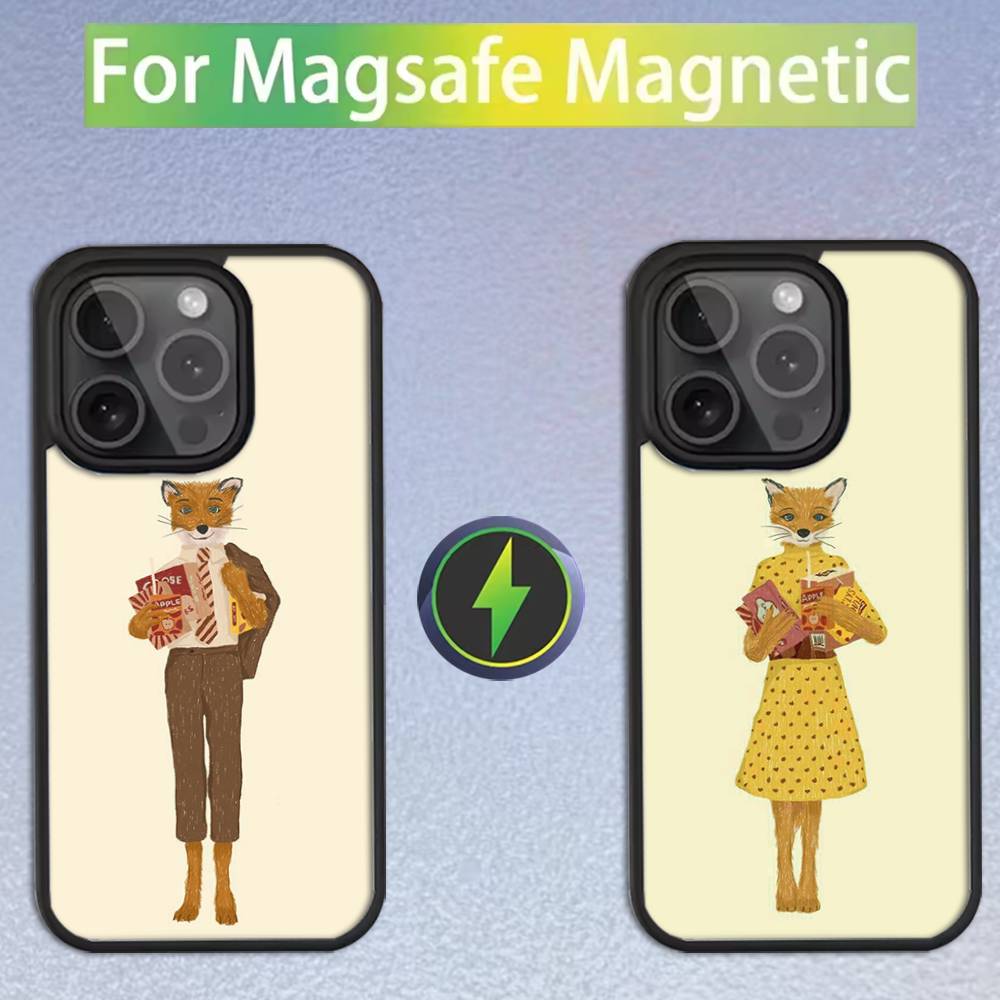 F-Fantastic Mr F-Fox Phone Case For iPhone 16,15,14,13,12,11,Pro,Max,Plus,Mini,SE Magsafe Magnetic Wireless Charging