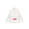 Supreme Canvas Backpack Unisex White/Black SUP-FW21-051