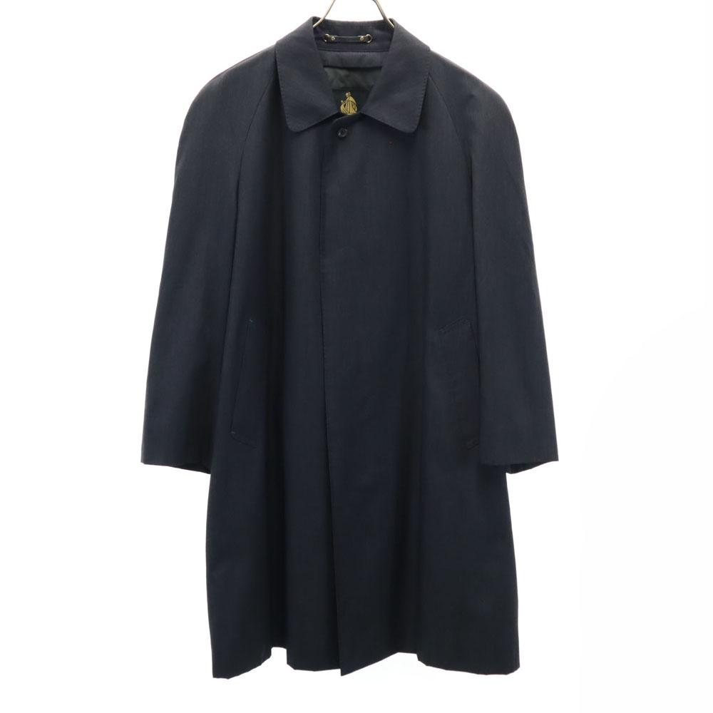 LANVIN 90s Old Stainless collar coat R44-43 Charcoal gray Men's Used