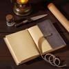 Handmade Leather Journal 5x7 – Vintage Wrap Notebook – 200 Deckle Edge Pages – Rustic Brown Leather Diary – Traveler Writing Journal