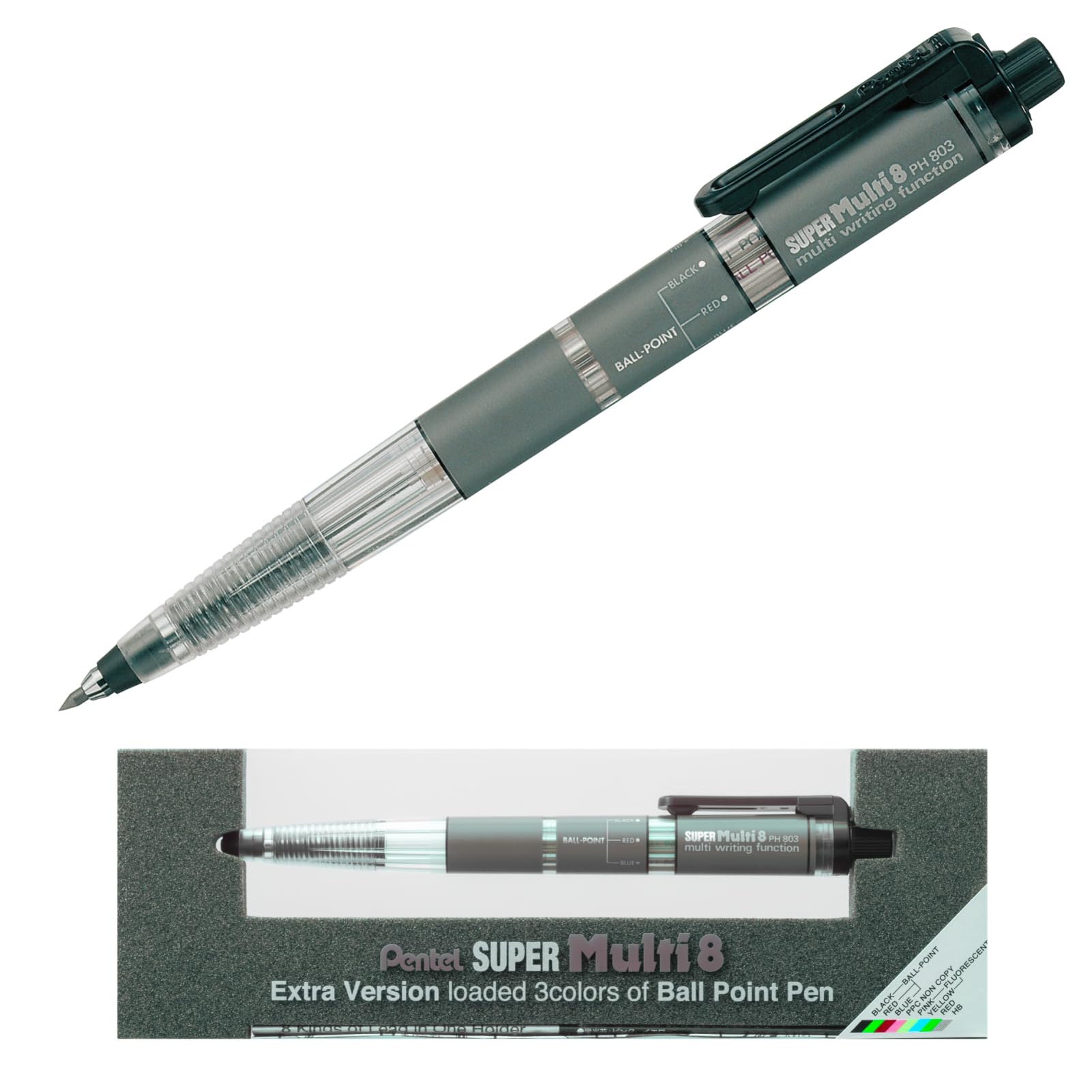 

Механический карандаш Pentel Super Multi 8 PH803