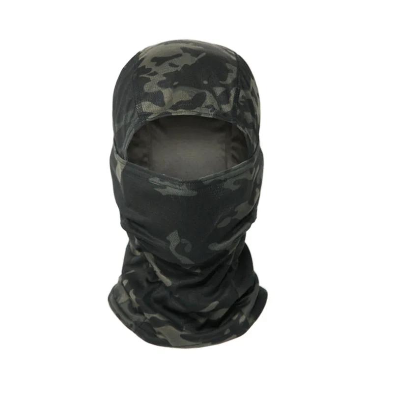 Tactical Cycling Cap Full Face Balaclava Mask Breathable Camo Men Hat Motorcycle Hunting MTB Road Bike Sport Gear Ski Mask Scarf