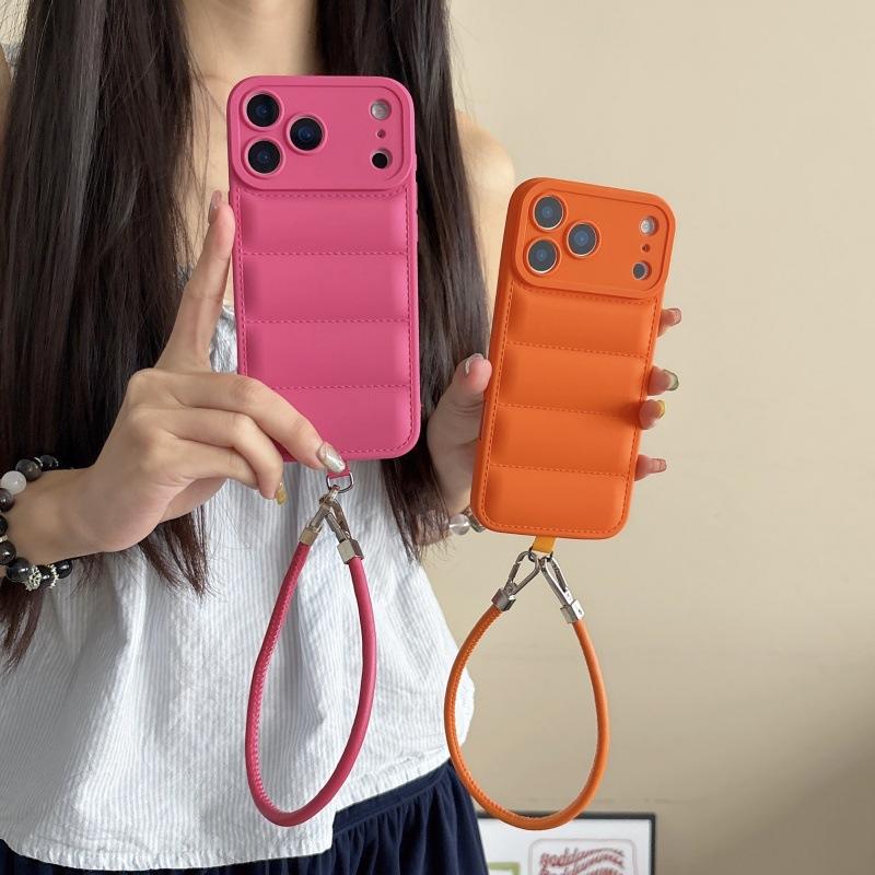 Autumn and winter wave three-dimensional down jacket iPhone11Promax mobile phone case Korean Apple 11P protective case