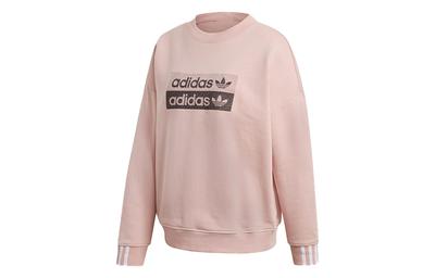 Originals Sweatshirts Women's Vibrant Pink Crew Neck Moderate EC0746