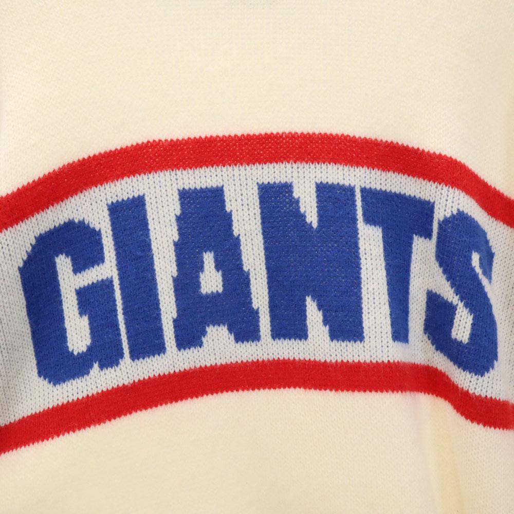 NFL 90s Made In USA Old New York Giants Long Sleeve Sweater M Knit Giants Men's Used