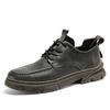 Fashion Classic Brand Men's Genuine Leather Casual Shoes Massage Soles Hiking Shoes Men's High-quality Sports Shoes Free Delivery