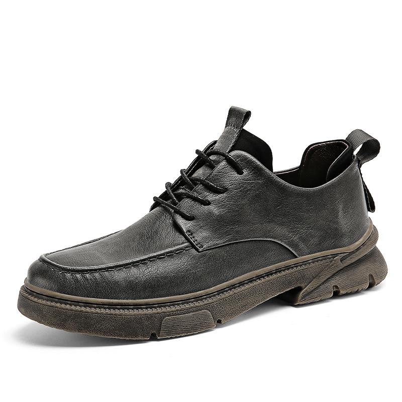 Fashion Classic Brand Men's Genuine Leather Casual Shoes Massage Soles Hiking Shoes Men's High-quality Sports Shoes Free Delivery