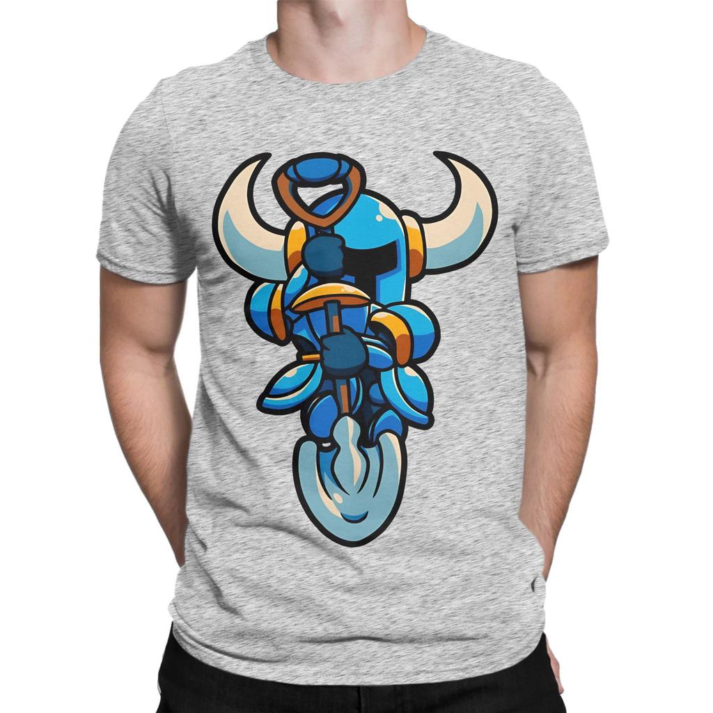 Shovel Knight Shovel Drop Novelty 100 Cotton TShirt Shovel Knight Tops Tees For Unisex