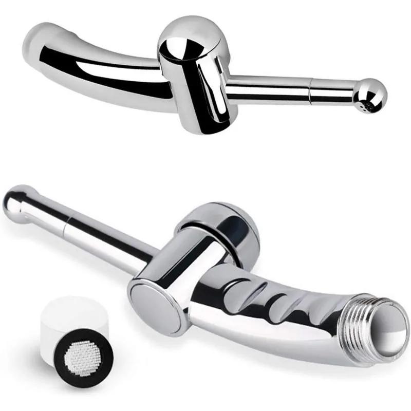 Chrysanthemum Rear Anus Flush Men's Enema Long Sausage Instrument GAY10 Cleaning Utensils Personal Private Parts Washers