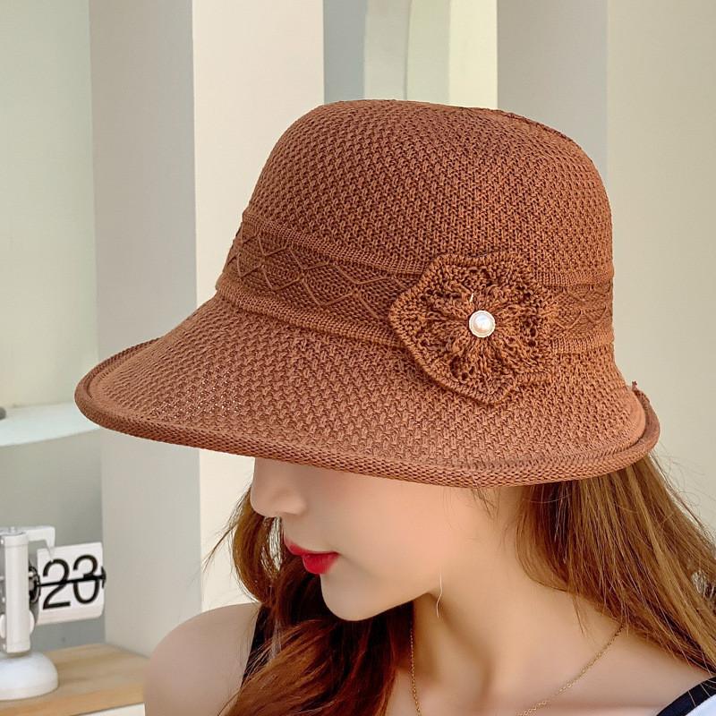 Casual Woven Sun Hat For Women With Large Brim And Uv Protection For Beach And Hiking