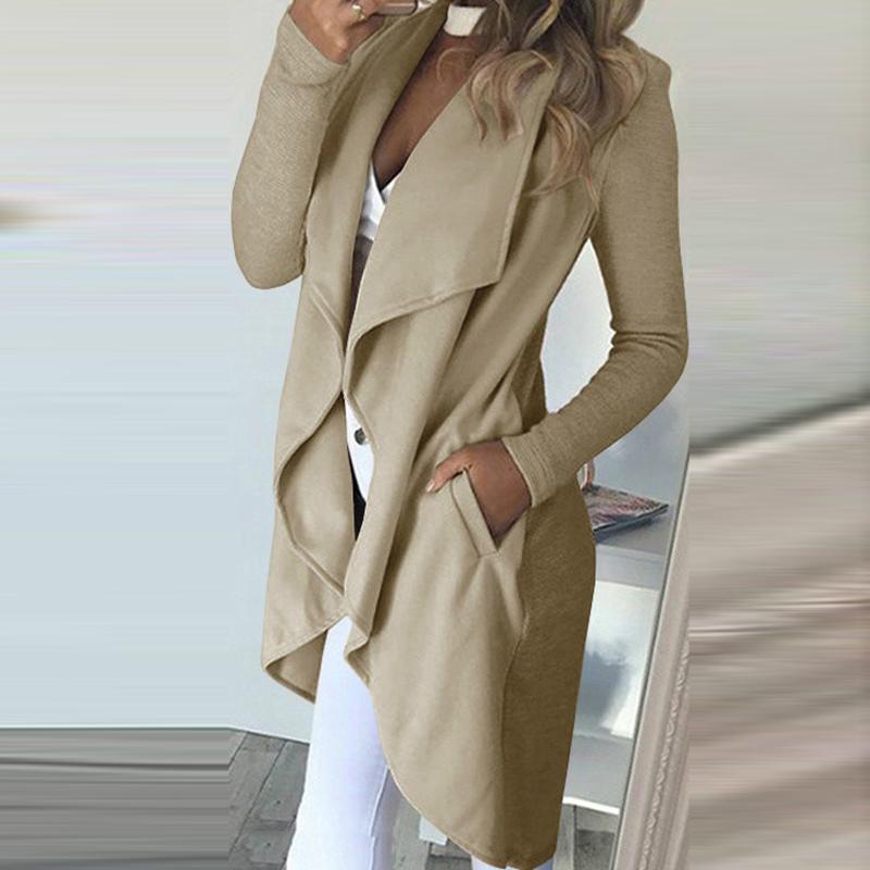 waterfall front coat