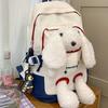 Cute rabbit schoolbag girl new fashion girl high-value student doll backpack junior high school student backpack