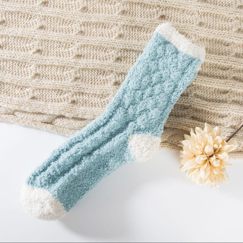 Șosete Drăguțe Desen Animat Femei Toamnă Iarnă Groase Calde de Podea Dormit Șosete Coral Velvet Termice Lolita Kawaii Șosete Cadouri de Crăciun