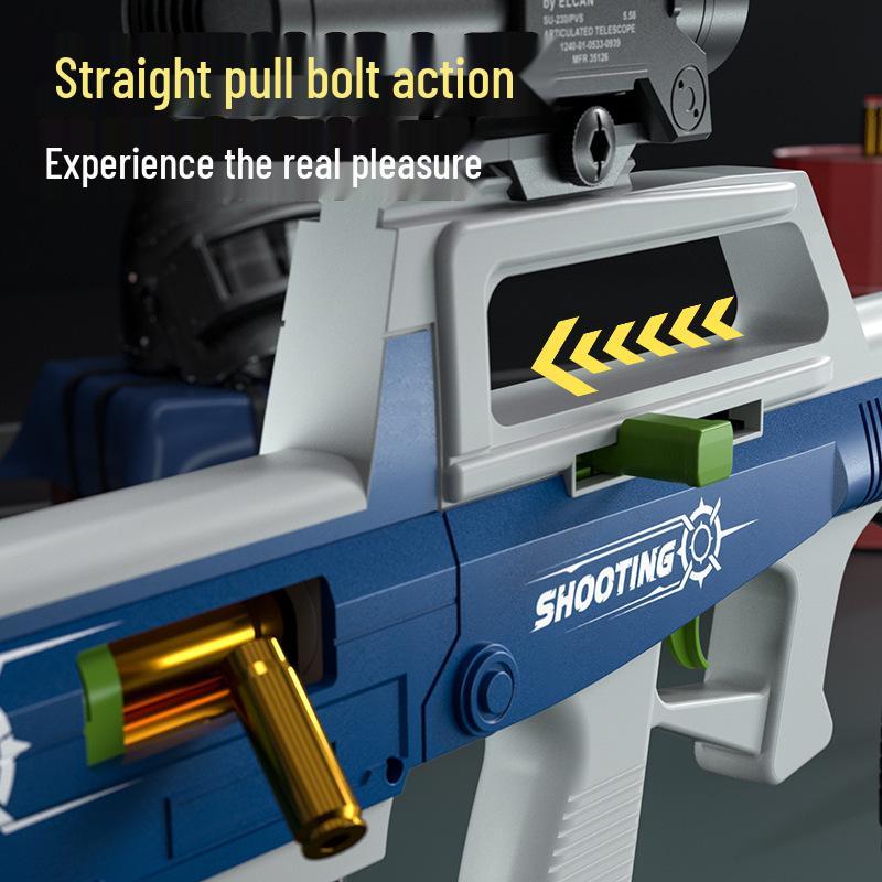 Hundi QBZ95 Soft Bullet Toy Assault Rifle - Simulated Submachine Gun for Kids