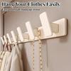 Strong Adhesive Wall Hooks Plastic Wall Rack Hanger Behind Doors Hook  Wall Storage Accessories