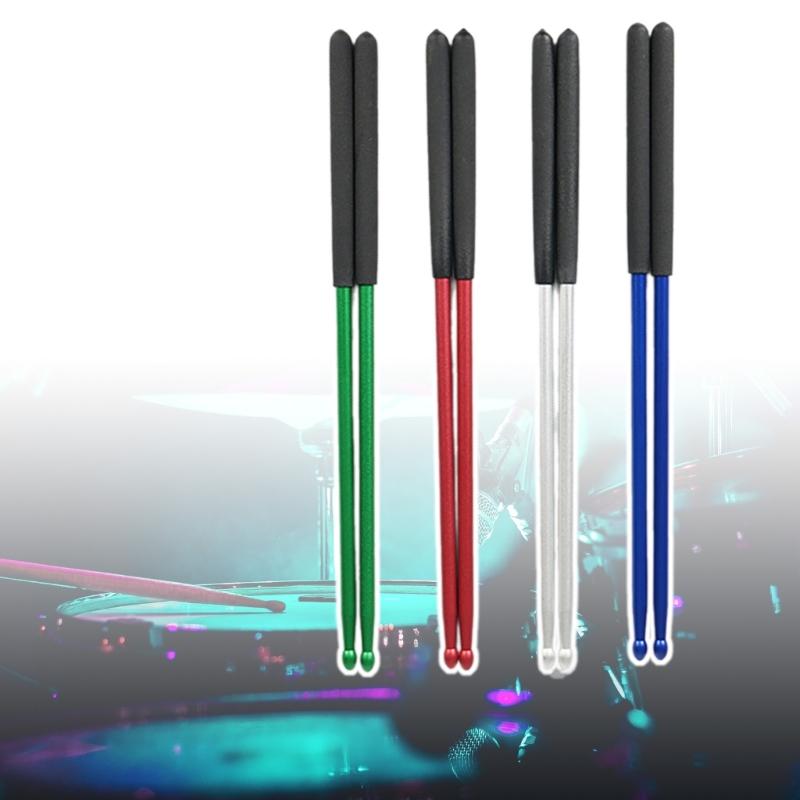 1Pair 5A Aluminum Alloys Drumstick Nonslip Drumstick for Beginner, Student, Adult
